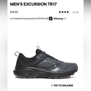 Saucony Men’s Excursion TR17 Trail Running Hiking Athletic Shoes NWOT
